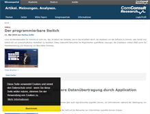 Tablet Screenshot of comconsult-research.de